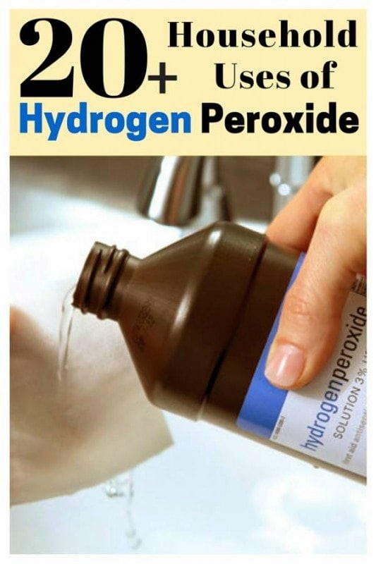 20+ Household Uses of Hydrogen Peroxide The Budget Diet