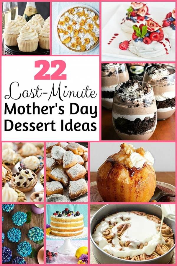 22 LastMinute Mother's Day Dessert Ideas The Budget Diet