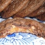 caramel filled chocolate cookies