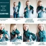 ways to wear scarves