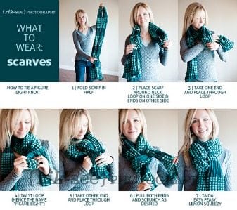 ways to wear scarves
