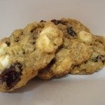 oatmeal cookies with cranberries and white chocolate