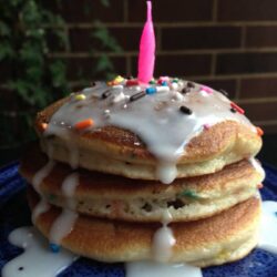 birthday pancakes