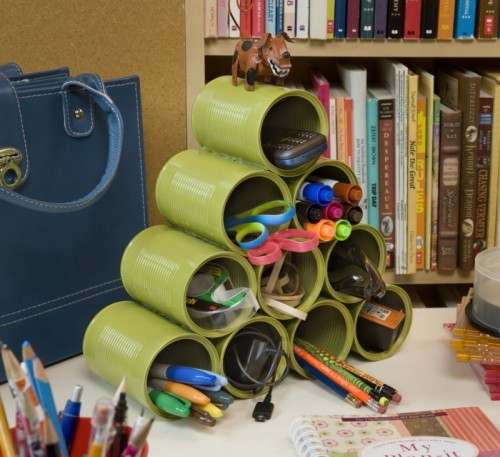 craft projects with recycled cans