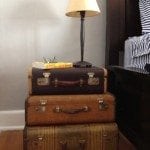 how to make a suitcase table