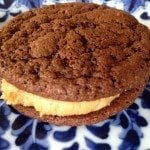 recipe for chocolate peanut butter sandwich cookies