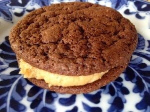 recipe for chocolate peanut butter sandwich cookies