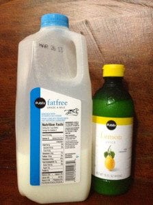how to make buttermilk from regular milk