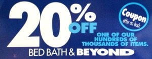 bed bath and beyond coupon policy