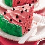 how to decorate a watermelon cake