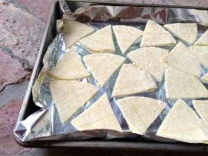 homemade baked tortilla chips