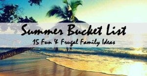 family summer bucket list