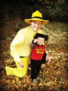 diy curious george costume