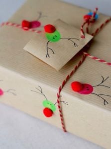 kraft paper gift wrap ideas