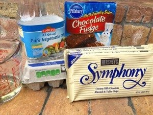 Hershey's symphony candy bar brownie recipe