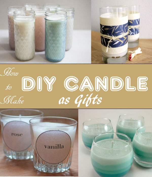 Keep your house smelling good with DIY scented candles. The scent lets you relax after a long busy day.