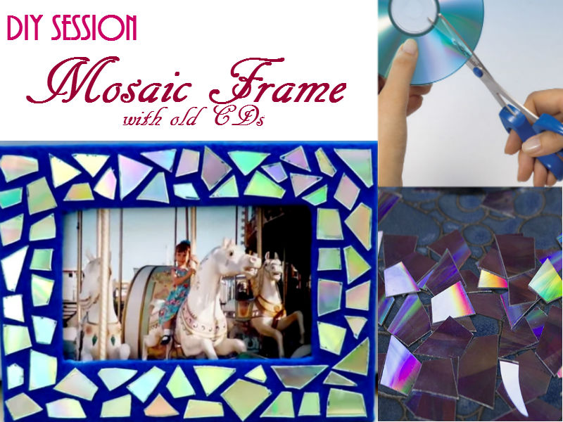 This DIY mosaic frame will surely captivate everyone and believe it or not, it is easy to make.