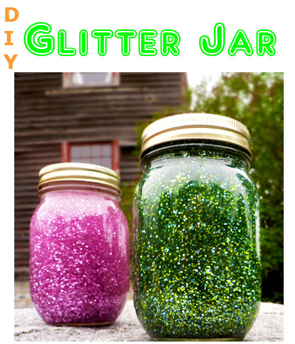 Diy glitter jar