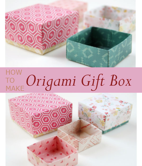 Want to give someone a special gift? Put it in a DIY origami gift box to make it more personal. Step by Step Tutorial.