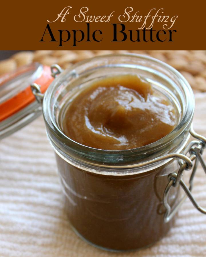 Apple Butter is a delicious way to preserve apple butter. The sugar in apple gives this  stuffing its dark brown color and sweet flavor. 