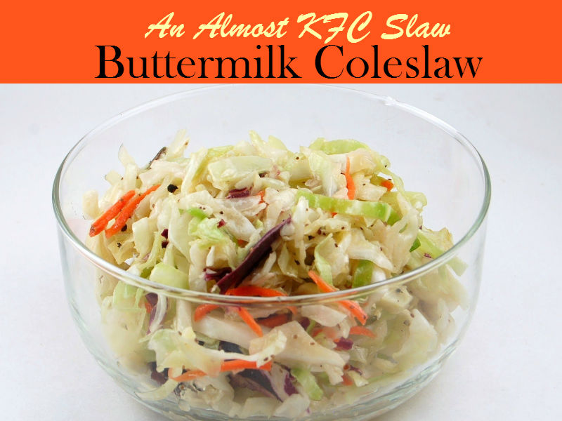 Buttermilk Coleslaw is a classic dish that nicely combines the sweet and tangy flavor of cabbage with other ingredients. Close to KFC Slaw, this side dish perfect heavy meals.