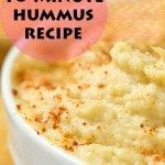 I love hummus, but why is it so ridiculously expensive? Grab an inexpensive can of garbanzo beans, olive oil, garlic, lemon juice and a food processor...for less than $1 you can make your own hummus!