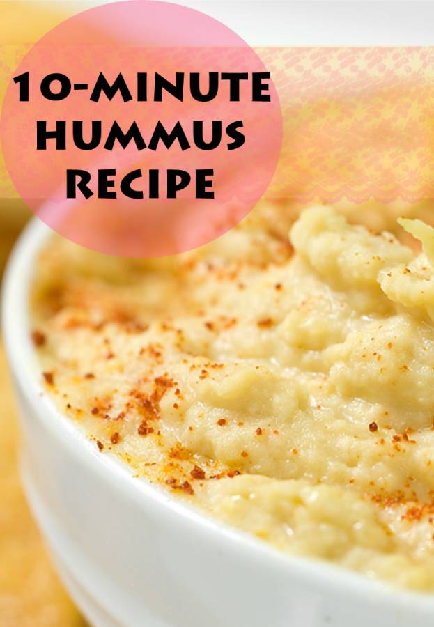 I love hummus, but why is it so ridiculously expensive? Grab an inexpensive can of garbanzo beans, olive oil, garlic, lemon juice and a food processor...for less than $1 you can make your own hummus!