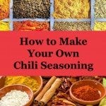 Make your own chili seasoning, and then cook up a batch of chili for your Super Bowl Party!