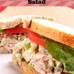 A rotisserie chicken makes this salad quick and easy! Try this money saving tip: check if your grocery store sells half price rotisserie chickens after a certain time. My local Kroger sells them for half price after 7:30!