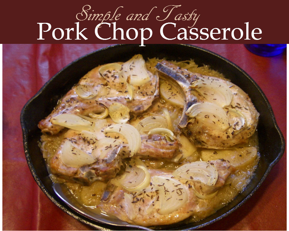 Pork Chop Casserole is baked in creamy soups mixed with carrots and potatoes. Absolutely easy to make, flavorful and satisfying.