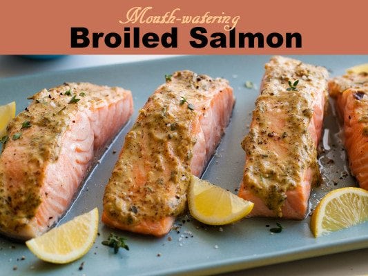 This broiled salmon with lemon is a healthy and delisious meal you'll want to eat again and again!