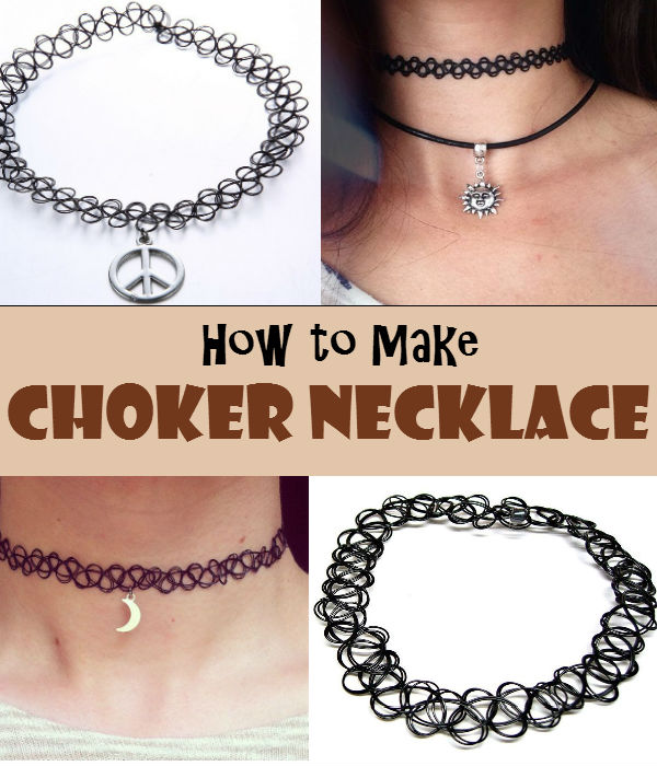 A DIY choker necklace is a lovely ladies' accessories for everyday use. Make one for yourself or to your BFF.