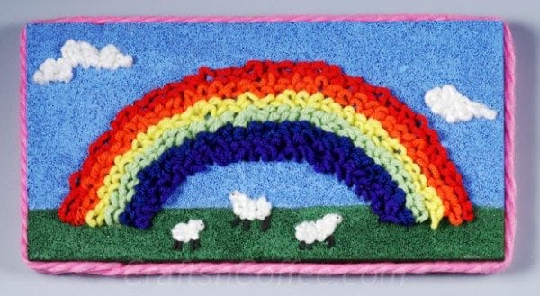 diy-rainbow-yarn-picture