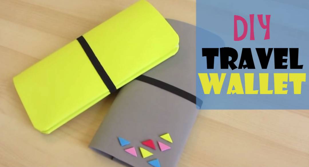 Keep and secure your essential with this DIY travel wallet. No need to spend a lot when you can make one on your own.