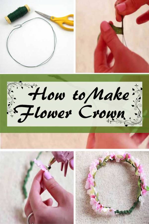 Be a princess with this pretty DIY flower crown. It will surely make a statement!