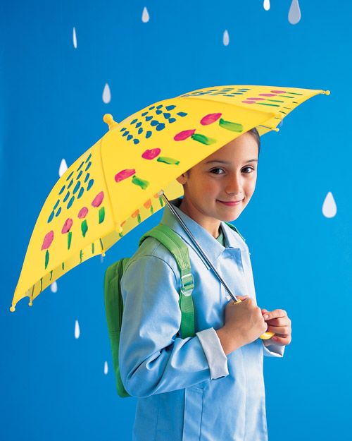 painted umbrella