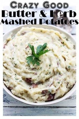 Butter and Herb Mashed Potatoes is a delicious and easy-to-make side dish. This is a versatile recipe as you can choose any herb you like to mix in with your mashed potatoes. Have a fulfilling meal with this dish.