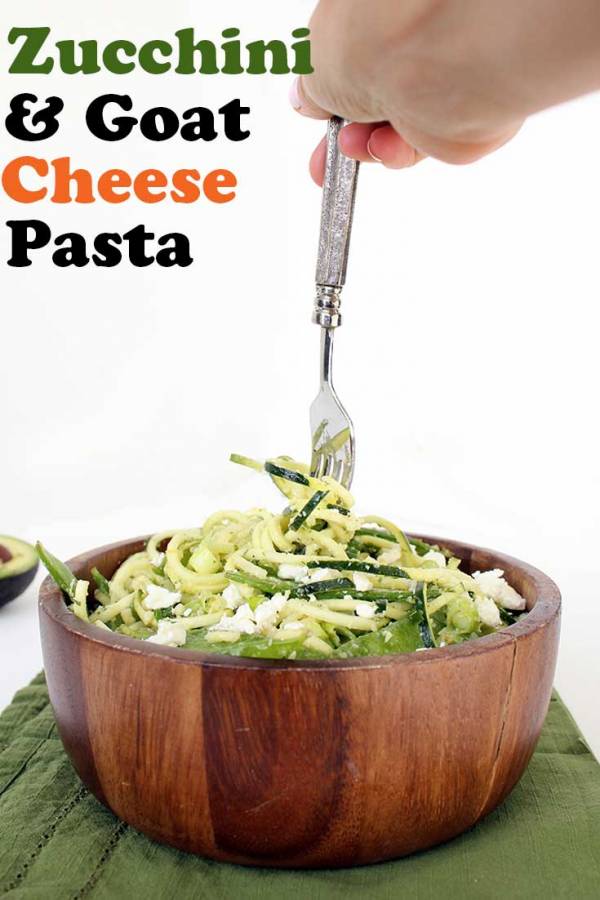 How to Make Quick and Super Simple Zucchini & Goat Cheese Pasta The