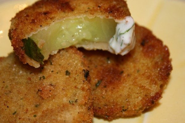 fried cucumber