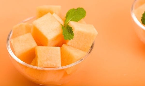 melon cubes