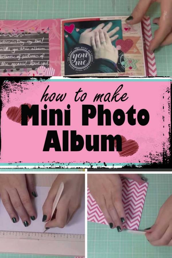 Create a mini photo album as gift to your BFF or someone special. Bring smile to your recipient with this simple DIY.