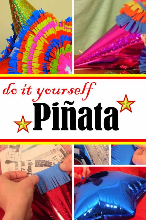 Children's party will never be complete without pinata full of sweet goodies. Make one on your own with just basic materials.