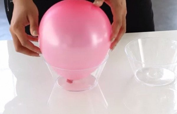 diy glitter accent bowl