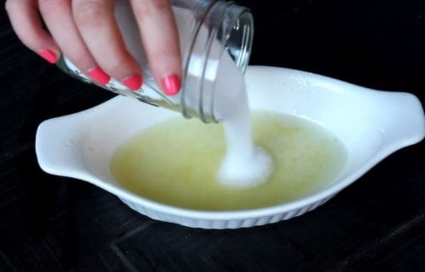 diy lemon sugar scrub