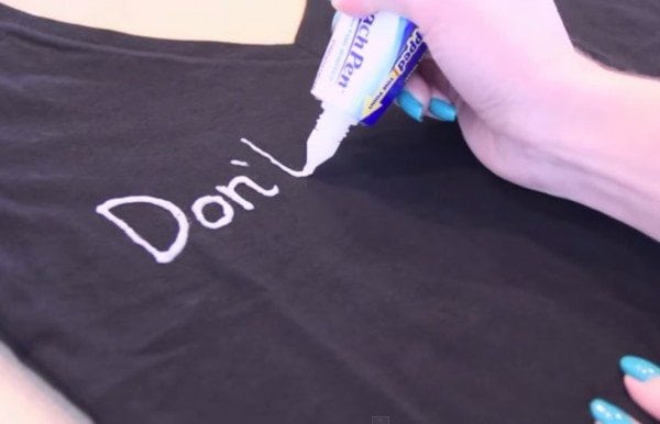 diy bleach shirts