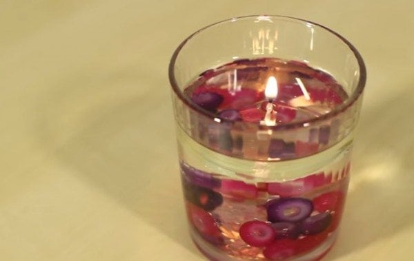 diy water candle