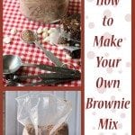 Stir together 5 simple ingredients and in less than 5 minutes you'll have enough brownie mix to make 7 pans of brownies! Did I mention that those 7 pans of brownies will cost less than $5 total!