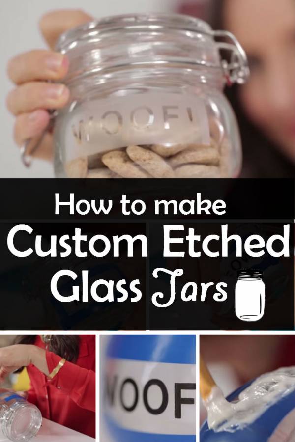 DIY Etched Glass Jars in Only 30 Minutes The Budget Diet