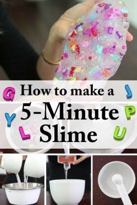 Be a winner to your kids with this 5-minute DIY slime! A fun, quicky and sticky project!