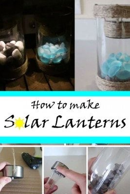 DIY solar lanterns to light up your patio or balcony. It is not only good-looking but eco-friendly.